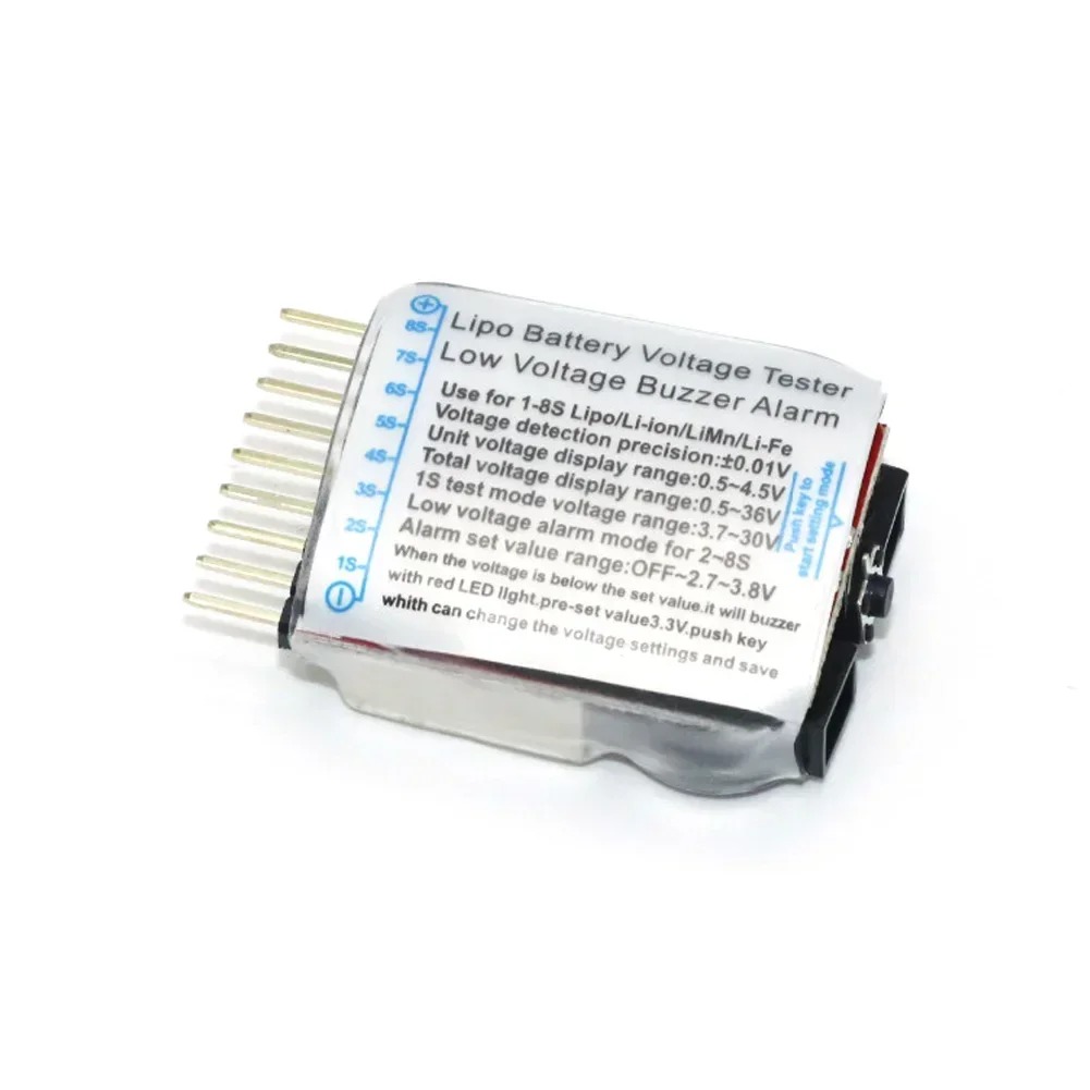 Drone Battery Alarm - NEEBRC 5 قطع 1S-8S مقياس جهد