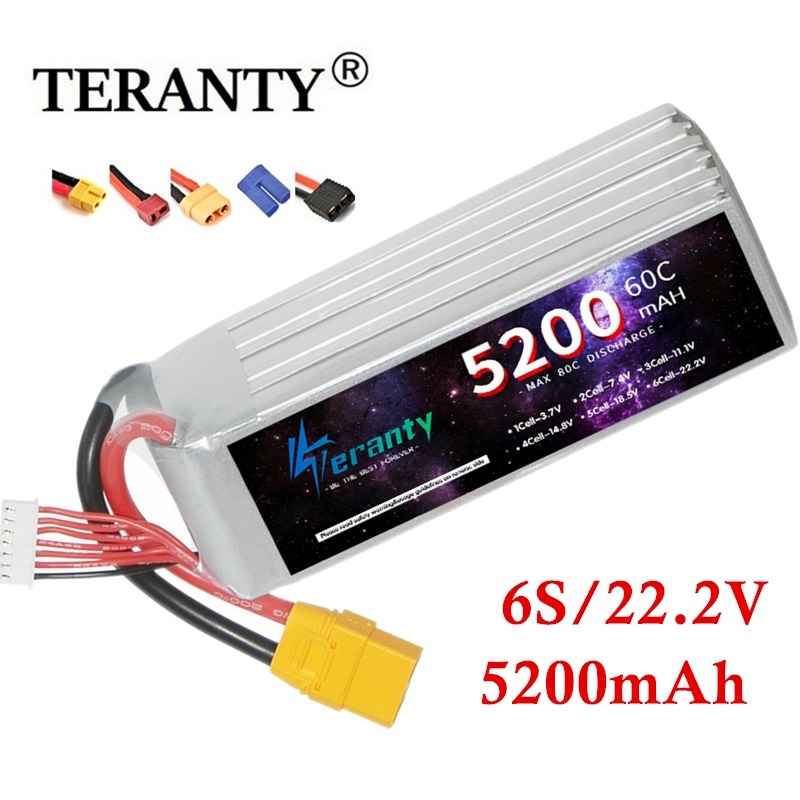 Drone Battery 4S - بطارية ليبو TERANTY مع سدادة للدبابات