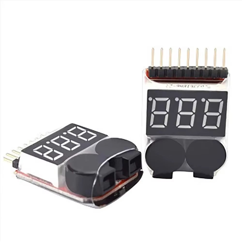BX100 1-8S يبو بطارية مؤشر الج - مراجعة Drone Battery Alarm وسعره