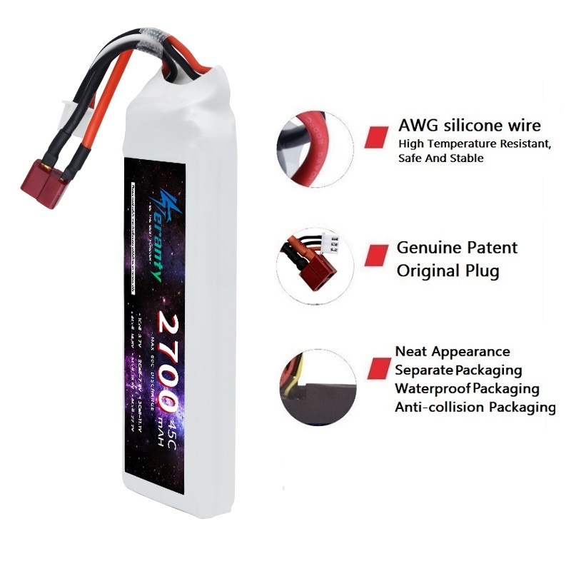 بطارية ليبو بمقبس T ، RC ، FPV - مراجعة Drone Battery Connector وسعره