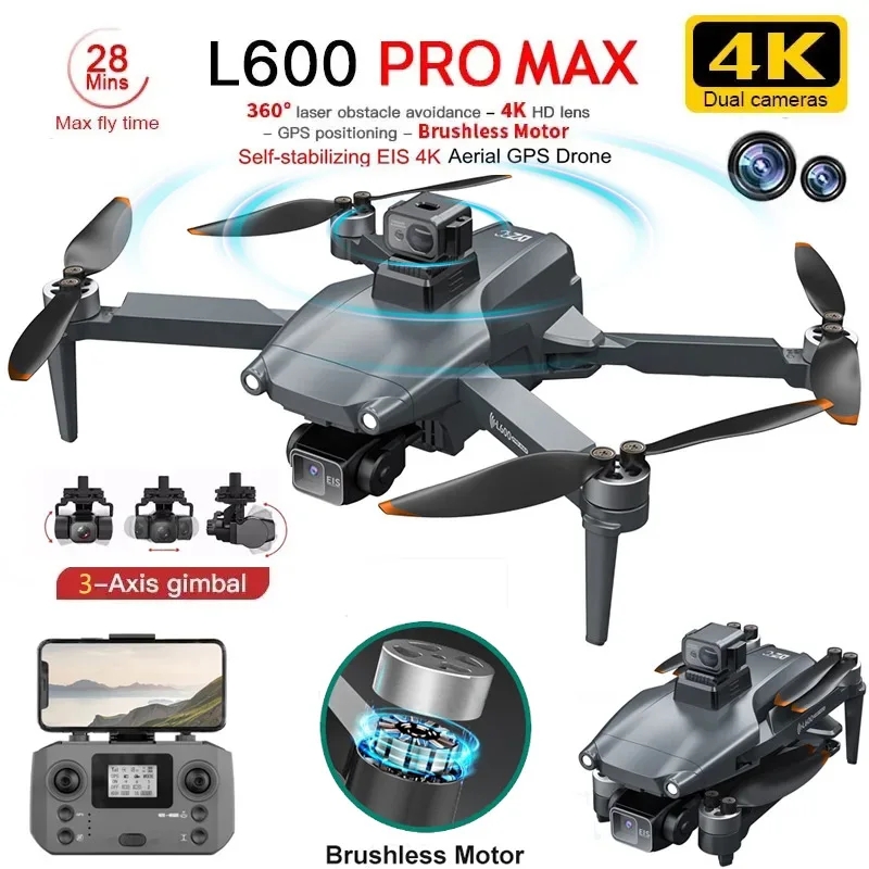 L600 PRO MAX GPS الطائرة بدون  - مراجعة Drone Battery Case وسعره