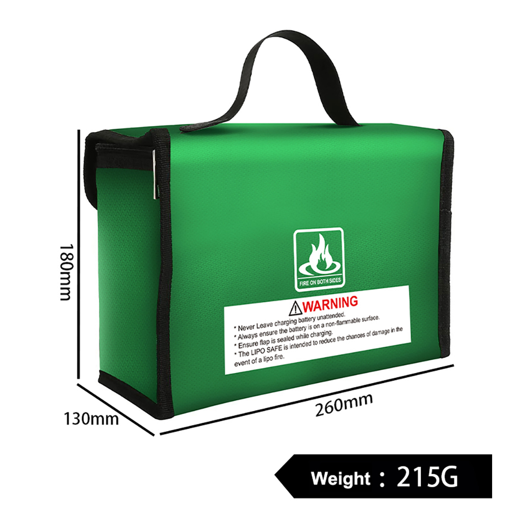حقيبة آمنة لبطاريات الليثيوم ب - مراجعة Drone Battery Bag وسعره